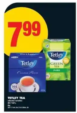 No Frills TETLEY TEA offer