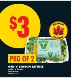 No Frills GEN-V Boston Lettuce offer