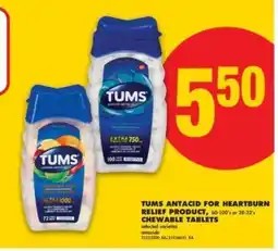 No Frills TUMS Antacid offer