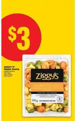 No Frills Ziggy's Fresh Pasta offer
