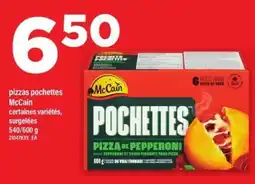 Maxi pizzas pochettes McCain offer