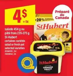 Maxi St-Hubert salade ou pâté frais offer