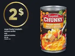 Maxi SOUPE CHUNKY CAMPBELL'S offer