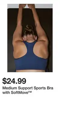 H&M Medium Support Sports Bra with SoftMove offer