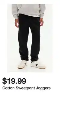 H&M Cotton Sweatpant Joggers offer