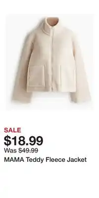 H&M MAMA Teddy Fleece Jacket offer