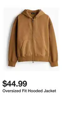 H&M Oversized Fit Hooded Jacket offer