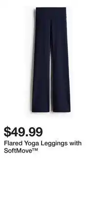 H&M Flared Yoga Leggings with SoftMove offer