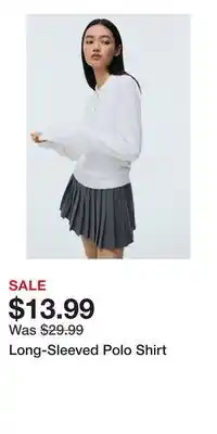 H&M Long-Sleeved Polo Shirt offer