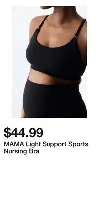 H&M MAMA Light Support Sports Nursing Bra offer