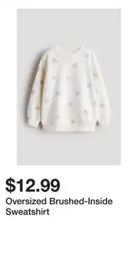 H&M Oversized Brushed-Inside Sweatshirt offer