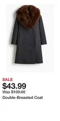 H&M Double-Breasted Coat offer