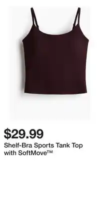 H&M Shelf-Bra Sports Tank Top with SoftMove offer
