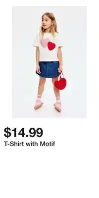 H&M T-Shirt with Motif offer