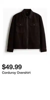 H&M Corduroy Overshirt offer