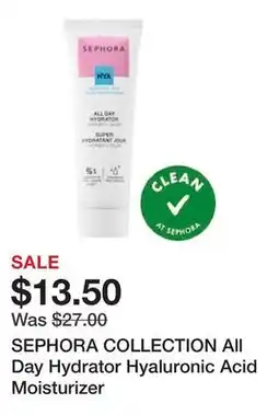 Sephora SEPHORA COLLECTION All Day Hydrator Hyaluronic Acid Moisturizer offer