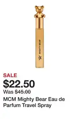 Sephora MCM Mighty Bear Eau de Parfum Travel Spray offer