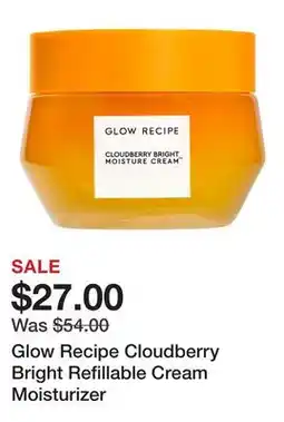 Sephora Glow Recipe Cloudberry Bright Refillable Cream Moisturizer offer