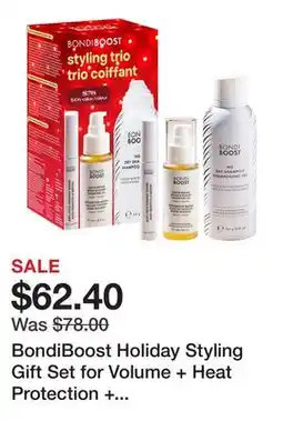 Sephora BondiBoost Holiday Styling Gift Set for Volume + Heat Protection + Flyaway Control offer