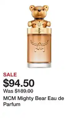 Sephora MCM Mighty Bear Eau de Parfum offer