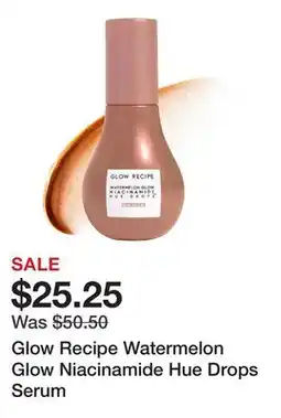Sephora Glow Recipe Watermelon Glow Niacinamide Hue Drops Serum offer