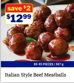 M & M Food Market Italian Style Beef Meatballs offer