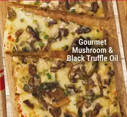 M & M Food Market Gourmet Mushroom and Black Truffle Oil Flatbread offer