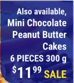 M & M Food Market Mini Chocolate Peanut Butter Cakes offer