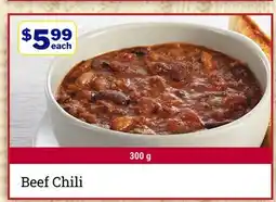 M & M Food Market Beef Chili offer