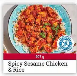 M & M Food Market Spicy Sesame Chicken & Rice offer