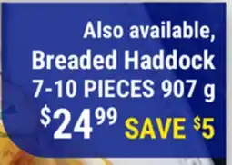M & M Food Market Breaded Haddock offer