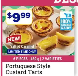 M & M Food Market Portuguese Style Custard Tarts offer
