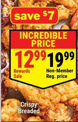 M & M Food Market Crispy Breaded Fully Cooked 1Chicken Wings offer