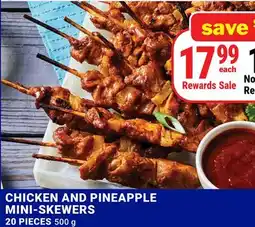 M & M Food Market CHICKEN AND PINEAPPLE MINI-SKEWERS offer