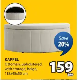 JYSK Kappel Ottoman offer
