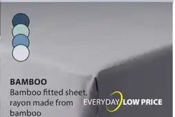 JYSK BAMBOO Bamboo fitted sheet offer
