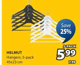JYSK HELMUT Hangers offer