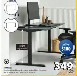JYSK Svaneke Height adjustable desk offer