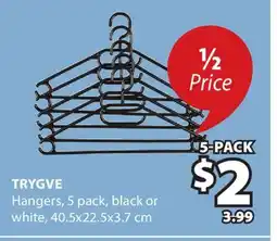 JYSK Trygve Hangers offer