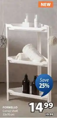 JYSK FORMELLO Corner shelf offer
