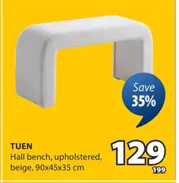 JYSK TUEN Hall bench offer