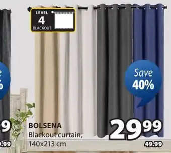 JYSK Bolsena Blackout curtain offer