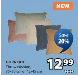 JYSK HORNFIOL Throw cushion offer