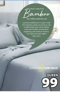 JYSK BAMBOO Duvet cover set, 100% rayon made from bamboo sateen offer