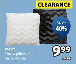 JYSK WAVY Throw pillow offer