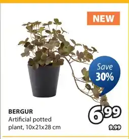 JYSK BERGUR Artificial potted plant offer