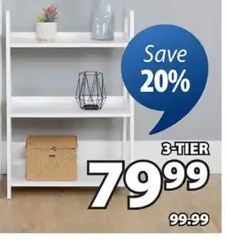 JYSK HERNING 3-tier bookcase offer