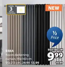 JYSK ERBA Room darkening curtain, 95x160 offer