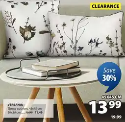 JYSK VERBANIA Throw cushion offer