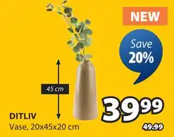 JYSK DITLIV Vase offer